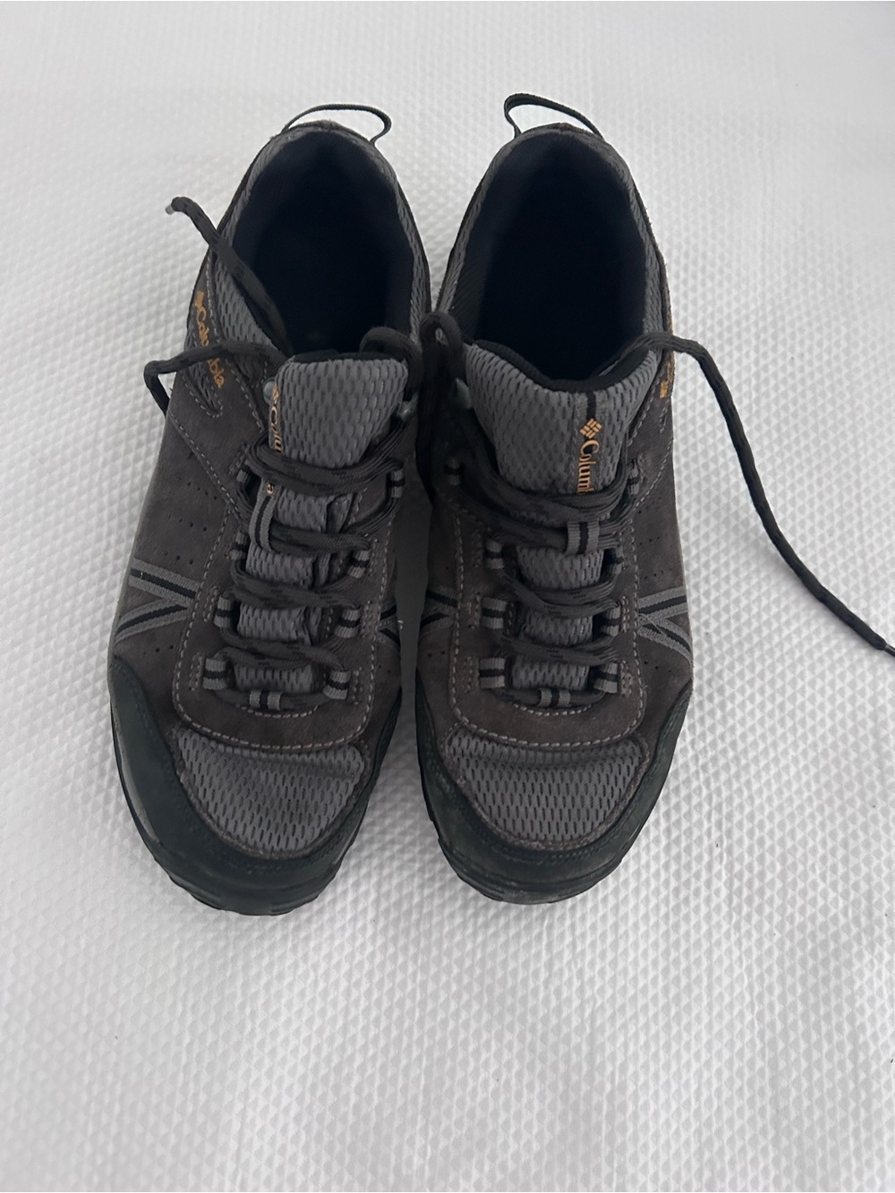 Columbia Men’s Dark Gray and Black Trail Sneakers